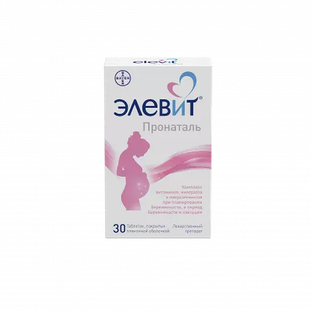 ЭЛЕВИТ ПРОНАТАЛЬ ТАБЛ.П/О, №30
