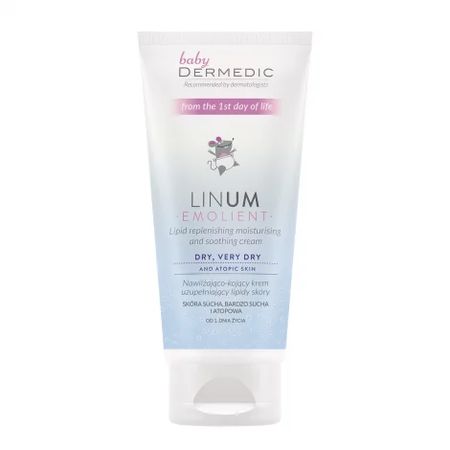КРЕМ ДЕТ. DERMEDIC EMOLIENT LINUM УВЛ.-УСПОК. УП., 100Г