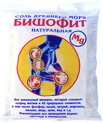 СОЛЬ БИШОФИТ ДРЕВНЕГО МОРЯ НАТУРАЛЬНЫЙ, 0,5КГ