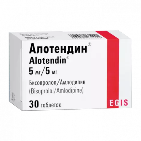 АЛОТЕНДИН ТАБЛ., 5МГ/5МГ, №30