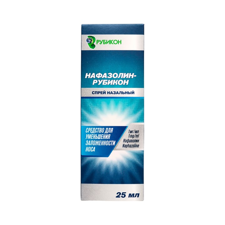 НАФАЗОЛИН ФЛ., СПРЕЙ НАЗ., 0,1% 25МЛ
