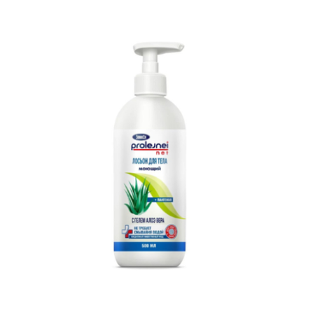 ЛОСЬОН МОЮЩИЙ ЭЛИКСИ Д/ТЕЛА Д/МЫТЬЯ БЕЗ ИСПОЛЬЗ. ВОДЫ PROLEJNEI NET 500МЛ