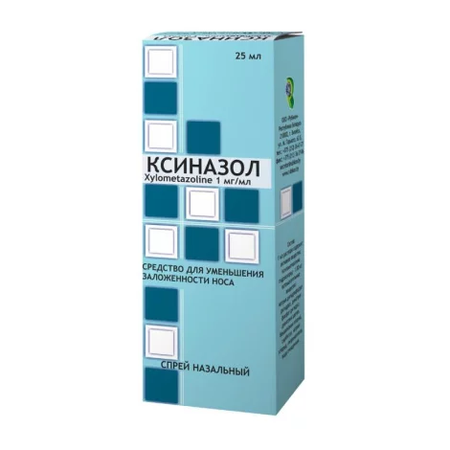 КСИНАЗОЛ ФЛ., СПРЕЙ НАЗ., 0,1% 25МЛ
