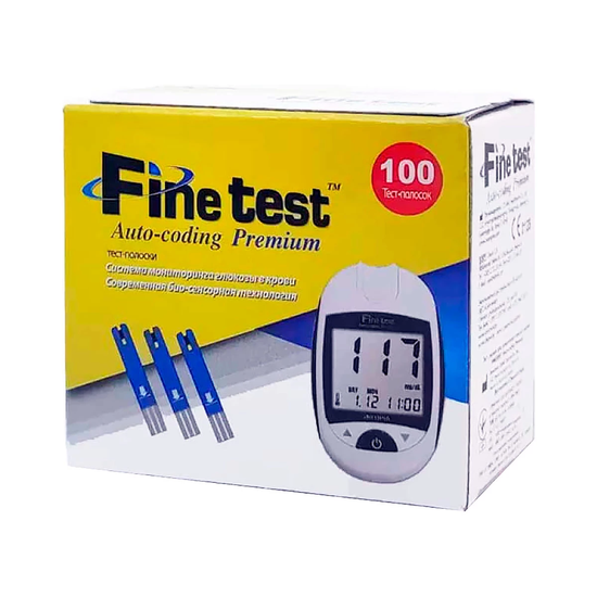 ТЕСТ-ПОЛОСКИ FINETEST AUTO-CODING PREMIUM УП., №100