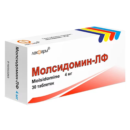 МОЛСИДОМИН ТАБЛ., 4МГ, №30