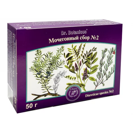 СБОР МОЧЕГОННЫЙ N2 УП., 50Г