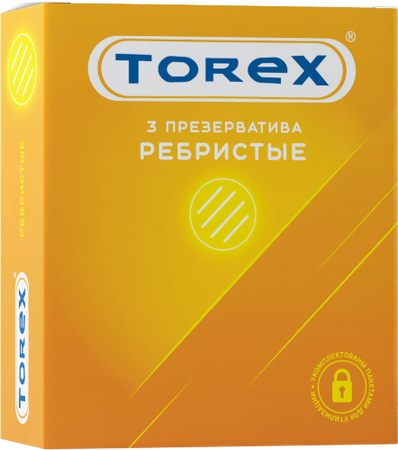 ПРЕЗЕРВАТИВЫ VIZIT RIBBED РЕБР. УП., № 3