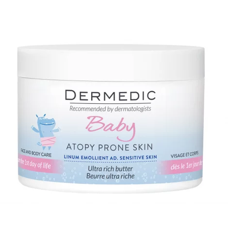 МАСЛО DERMEDIC EMOLIENT LINUM BABY ИНТЕНС. ЛИПИДОВОСП. УП., 225Г