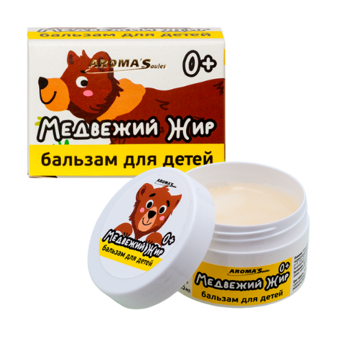 БАЛЬЗАМ ДЕТ. МЕДВЕЖИЙ ЖИР 0+ УП., 45МЛ
