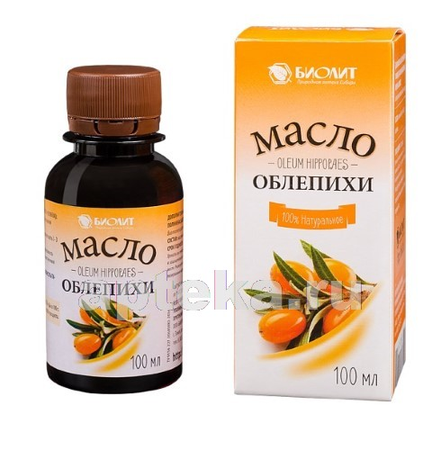 МАСЛО ОБЛЕПИХОВОЕ ФАРМЛЭНД БИО Р-Р УП., 100МЛ