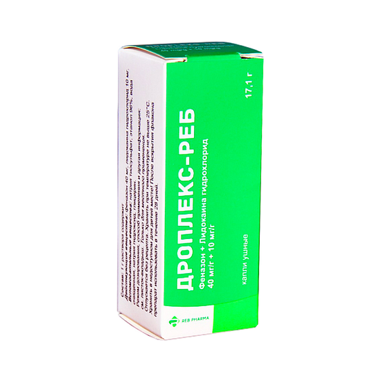 ДРОПЛЕКС Ф-КАП., КАПЛИ УШН., 17,1Г