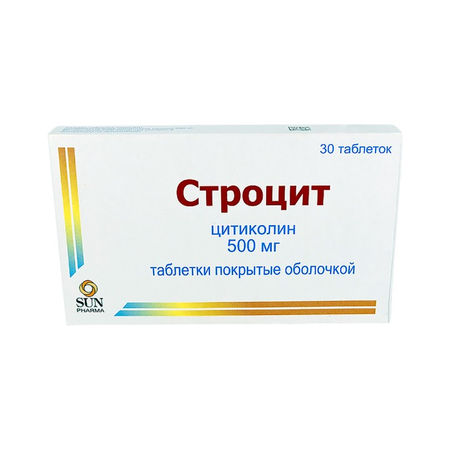 СТРОЦИТ ТАБЛ.П/О, 500МГ, №30