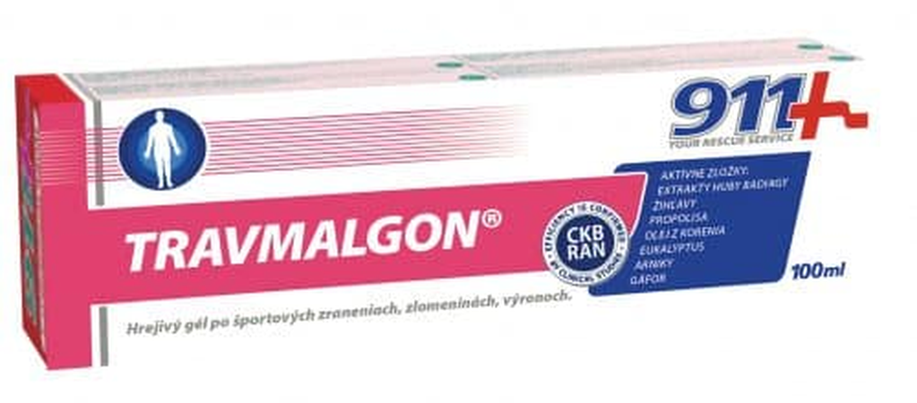 ГЕЛЬ-БАЛЬЗАМ Д/ТЕЛА 911 ТРАВМАЛГОН УП., 100МЛ