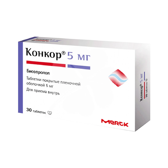 КОНКОР ТАБЛ.П/О, 5МГ, №30