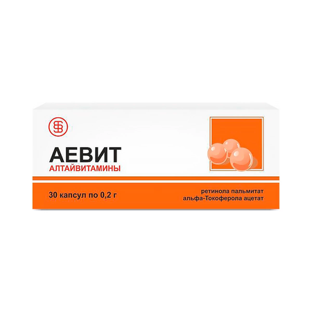 АЕВИТ БАД КАПС., 200МГ, №30