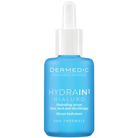 СЫВОРОТКА Д/ЛИЦА ШЕИ И ДЕКОЛЬТЕ DERMEDIC HYDRAIN3 HIALURO УВЛ. УП., 30МЛ
