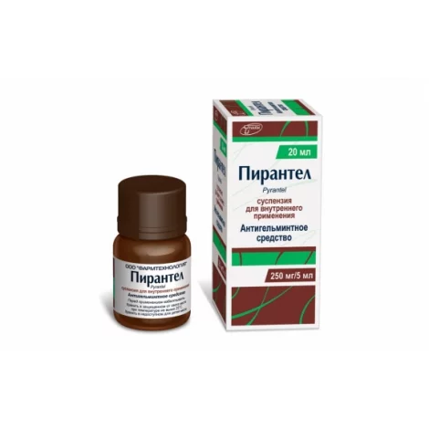 ПИРАНТЕЛ ФЛ., СУСП.ОРАЛ., 5% 20МЛ