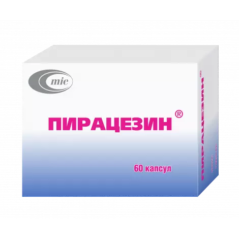 ПИРАЦЕЗИН КАПС., 400МГ/25МГ, №60