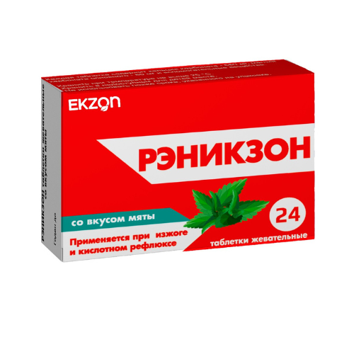 РЭНИКЗОН МЯТА ТАБЛ.ЖЕВ., №24