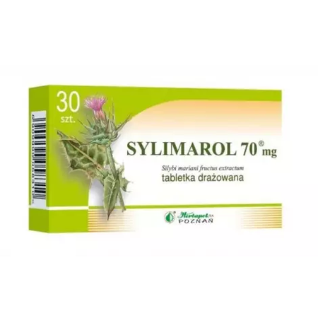 СИЛИМАРОЛ ТАБЛ.П/О, 70МГ, №30