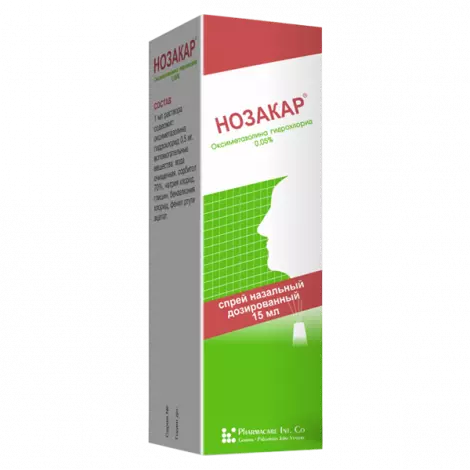 НОЗАКАР КЛАССИК ФЛ., СПРЕЙ НАЗ., 0,05% 15МЛ