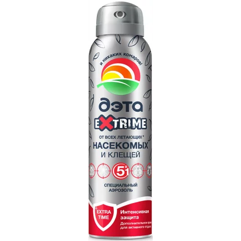 АЭРОЗОЛЬ РЕПЕЛЛЕНТ. ДЭТА СПЕЦ. ОТ ВСЕХ ЛЕТАЮЩИХ И КЛЕЩЕЙ УП., 150МЛ