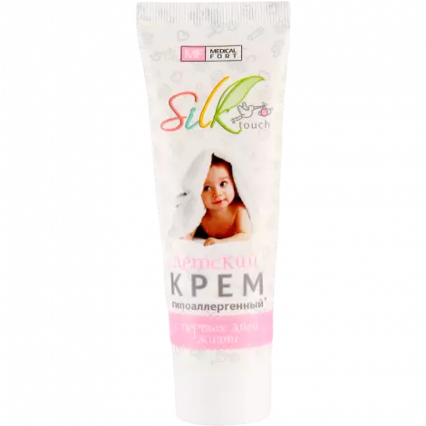 КРЕМ ДЕТ. SILKTOUCH Г/АЛЛЕРГ. С ПЕРВЫХ ДНЕЙ ЖИЗНИ УП., 75МЛ