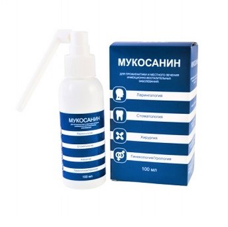 МУКОСАНИН ФЛ., Р-Р, 100МЛ