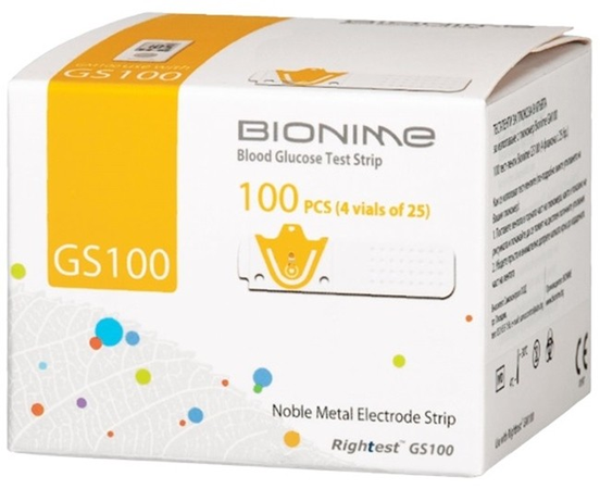 ТЕСТ-ПОЛОСКИ RIGHTEST GS 100 (300ШТ.)