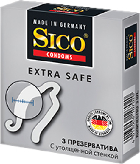 ПРЕЗЕРВАТИВ SICO EXTRA SAFE УП., №3