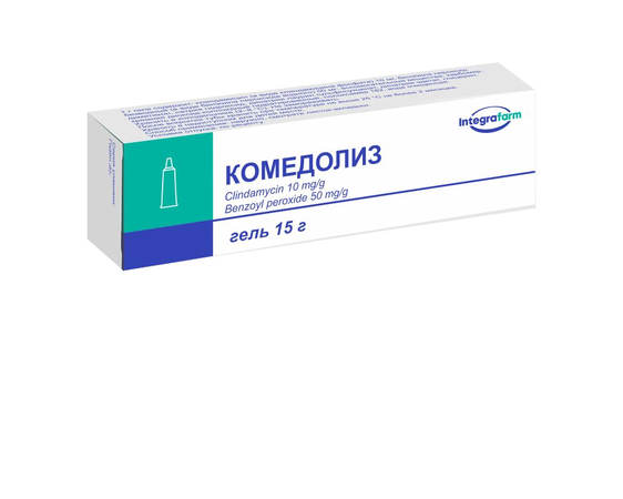 КОМЕДОЛИЗ ГЕЛЬ, ТУБА, 10МГ/50МГ/Г 15Г