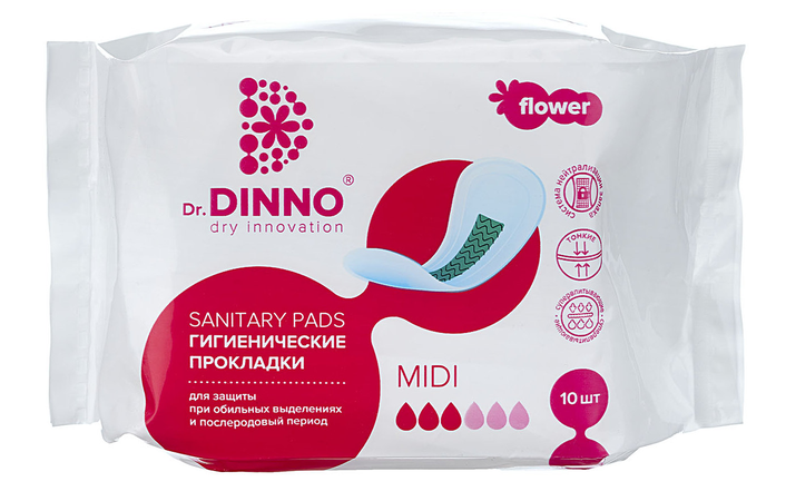 ПРОКЛАДКИ DR.DINNO FLOWER УП., 180ММ, №10