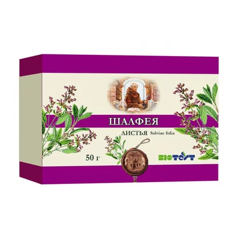 ШАЛФЕЯ ЛИСТЬЯ УП., 50Г