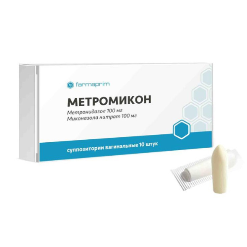 МЕТРОМИКОН СУПП.ВАГ., 100МГ/100МГ, №10