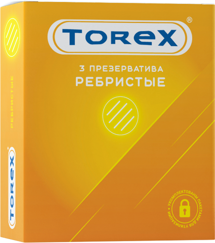 ПРЕЗЕРВАТИВЫ VIZIT RIBBED РЕБР. УП., № 3