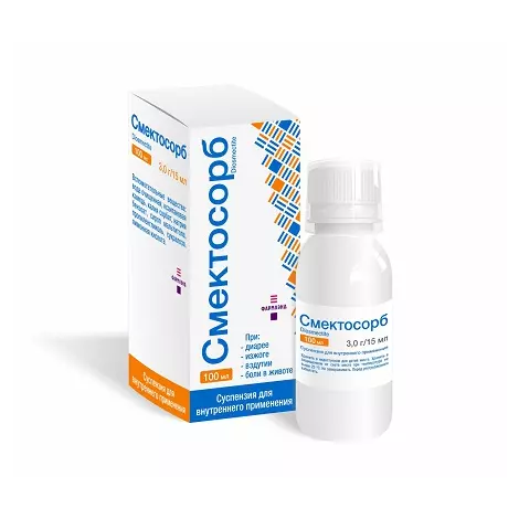 СМЕКТОСОРБ ФЛ., СУСП., 3Г/15МЛ 100МЛ