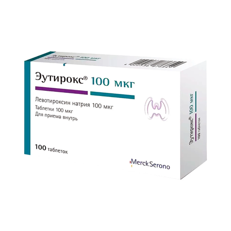 ЭУТИРОКС ТАБЛ., 100МКГ, №100