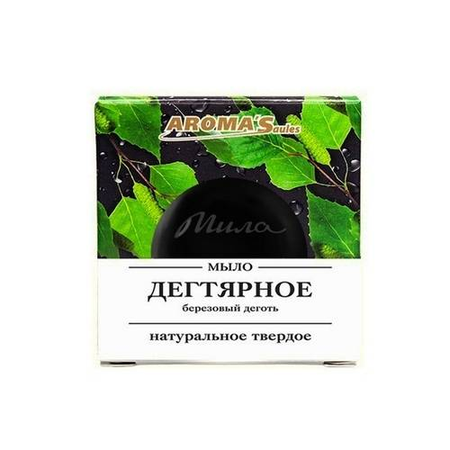 МЫЛО ТВЕРДОЕ НАТУРАЛЬНОЕ ДЕГТЯРНОЕ УП., 80ГР