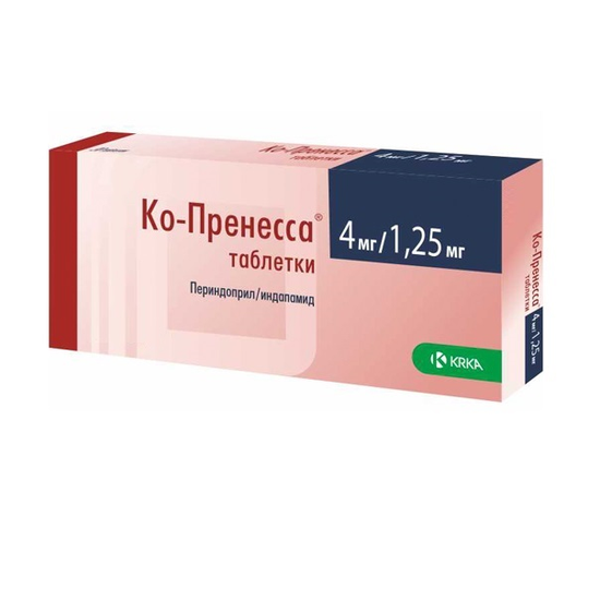 КО-ПРЕНЕССА ТАБЛ., 4МГ/1,25МГ, №90