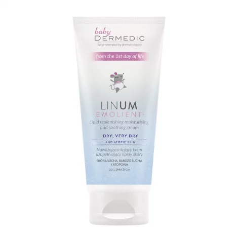 КРЕМ ДЕТ. DERMEDIC EMOLIENT LINUM УВЛ.-УСПОК. УП., 100Г