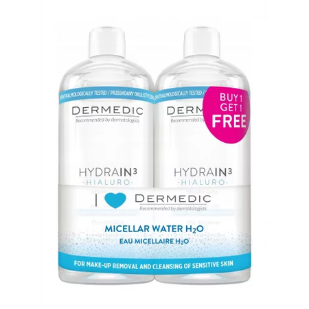ВОДА МИЦЕЛ. DERMEDIC HYDRAIN3 HIALURO УП., 500МЛ, №2