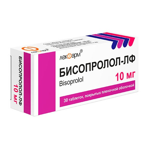 БИСОПРОЛОЛ ТАБЛ.П/О, 10МГ, №30