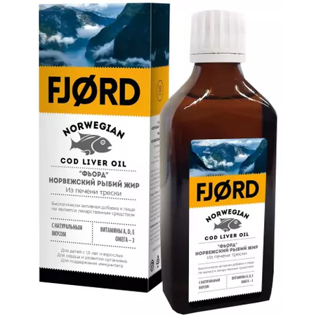 РЫБИЙ ЖИР FJORD НОРВЕЖСКИЙ НАТУР. УП., 100МЛ