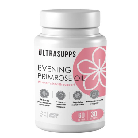 УЛЬТРАСАППС  МАСЛО ВЕЧЕРНЕЙ ПРИМУЛЫ КАПС., №60