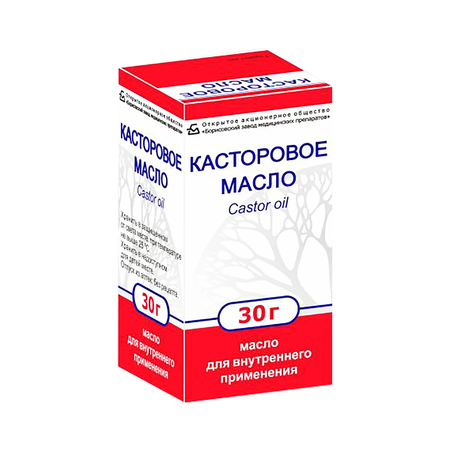КАСТОРОВОЕ МАСЛО УП., 30Г