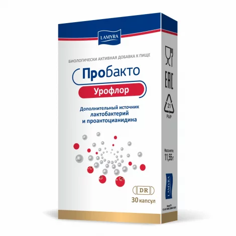 ПРОБАКТО УРОФЛОР КАПС., №30