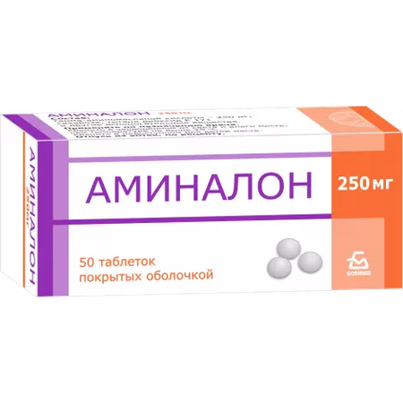 АМИНАЛОН ТАБЛ.П/О, 250МГ, №50