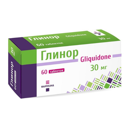 ГЛИНОР ТАБЛ., 30МГ, №60