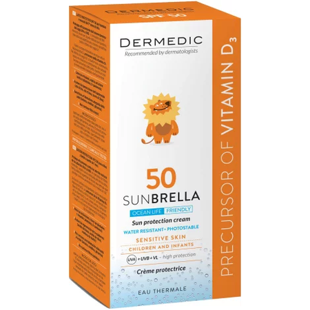 КРЕМ СОЛНЦЕЗАЩ. ДЕТ. DERMEDIC SUNBRELLA BABY SPF-50 УП., 50Г