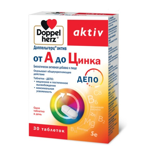 ДОППЕЛЬГЕРЦ АКТИВ ОТ А ДО ЦИНКА ТАБЛ., №30